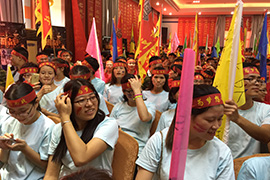 銷(xiāo)售部參加圈戰(zhàn)